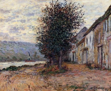 Les rives de la Seine à Claude Monet Peinture à l'huile